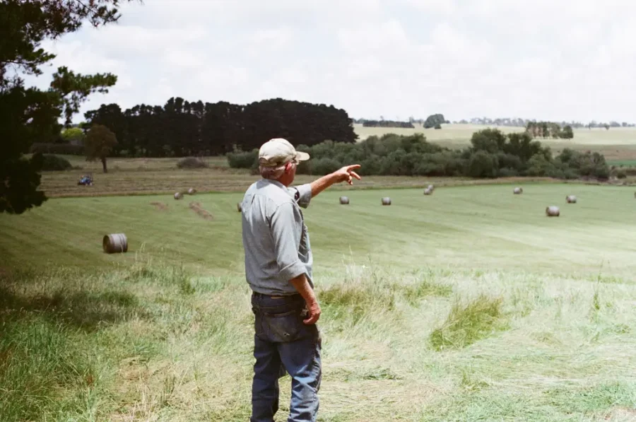 farmer on farm